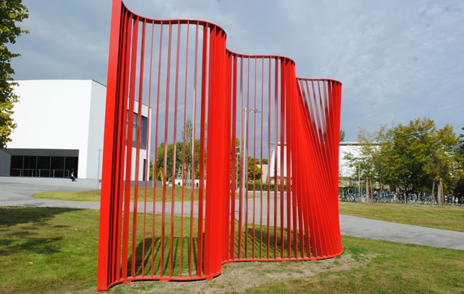 Wettbewerb mit Veronike Hinsberg "Windharfe" (Foto: ML)