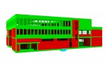 3D Modell Ausführungsplanung, Ansicht Nord - Grafik: 2BPlan