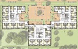 Grundriss der eingeschossigen Wohngruppen Grafik: Multiplan BauplanungsgmbH